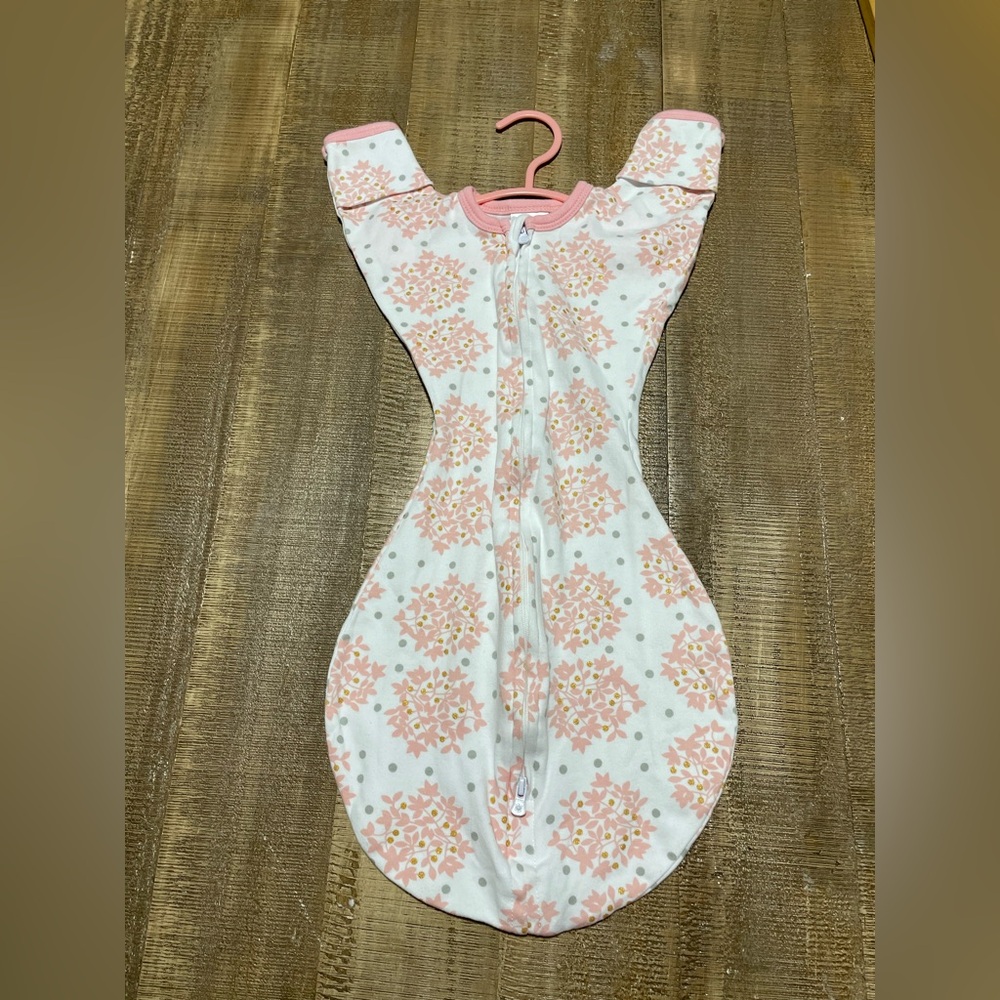 Swaddle Designs Pink and White Kids Pajamas